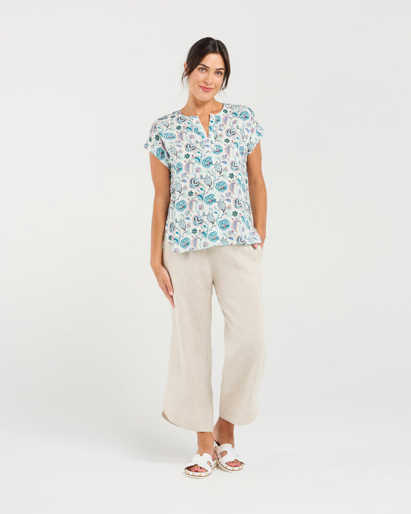Octivia Scoop Hem Top