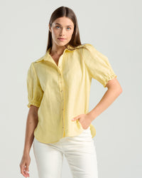 Pia Puff Sleeve Linen Shirt
