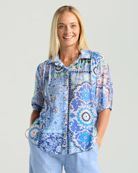 Darrell Gathered Waist Top