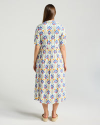 Genevieve Button Placket Dress