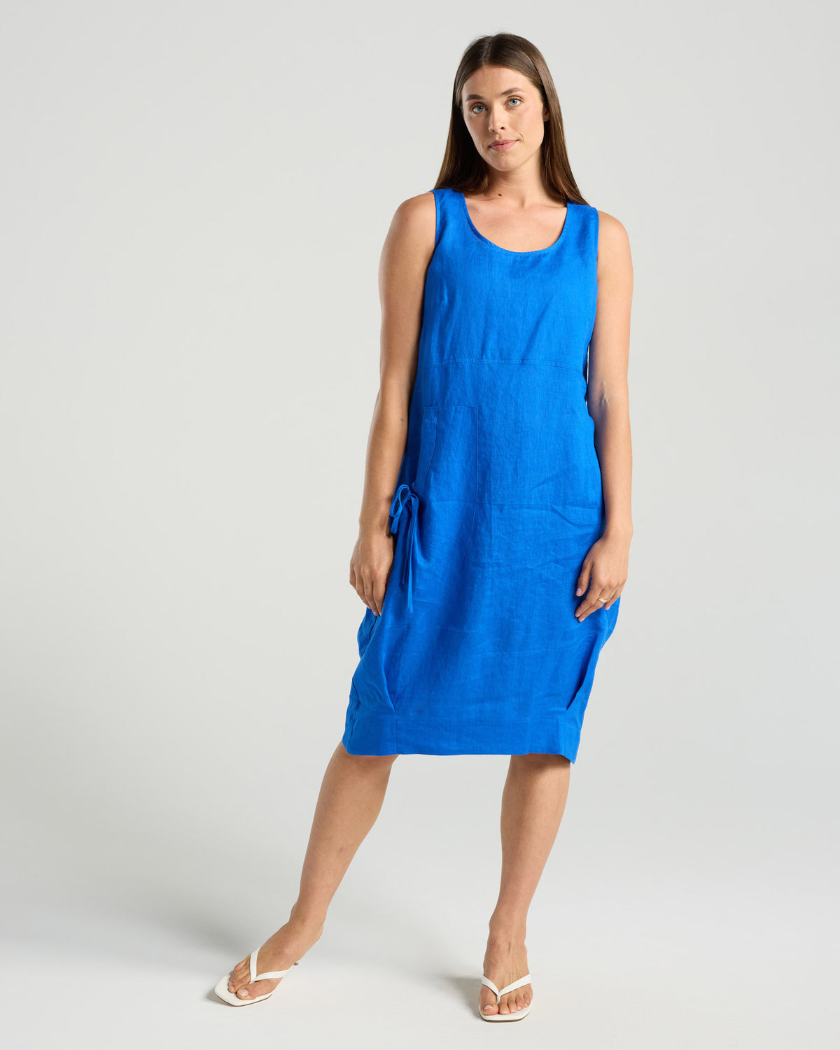Lillian Sleeveless Bubble Hem Dress