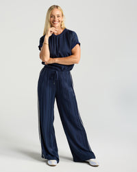 Greta Stripe Trim Pant