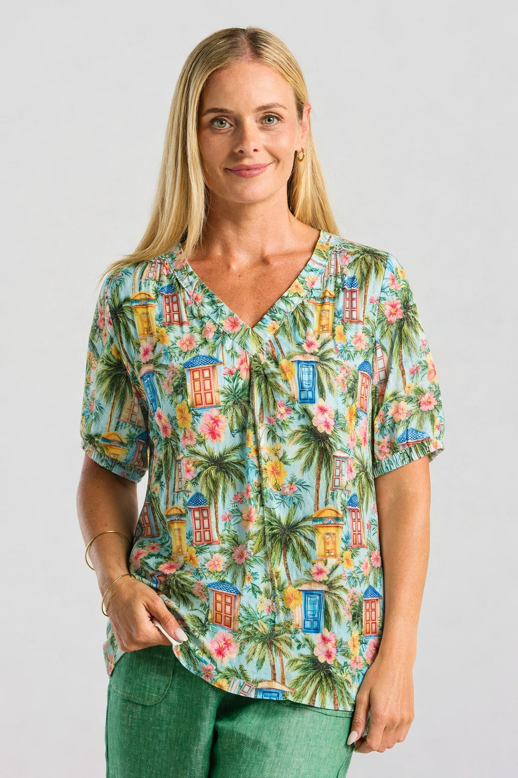 Nioletta V Neck Top