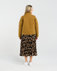Helene Quilted Jacket (Mustard)