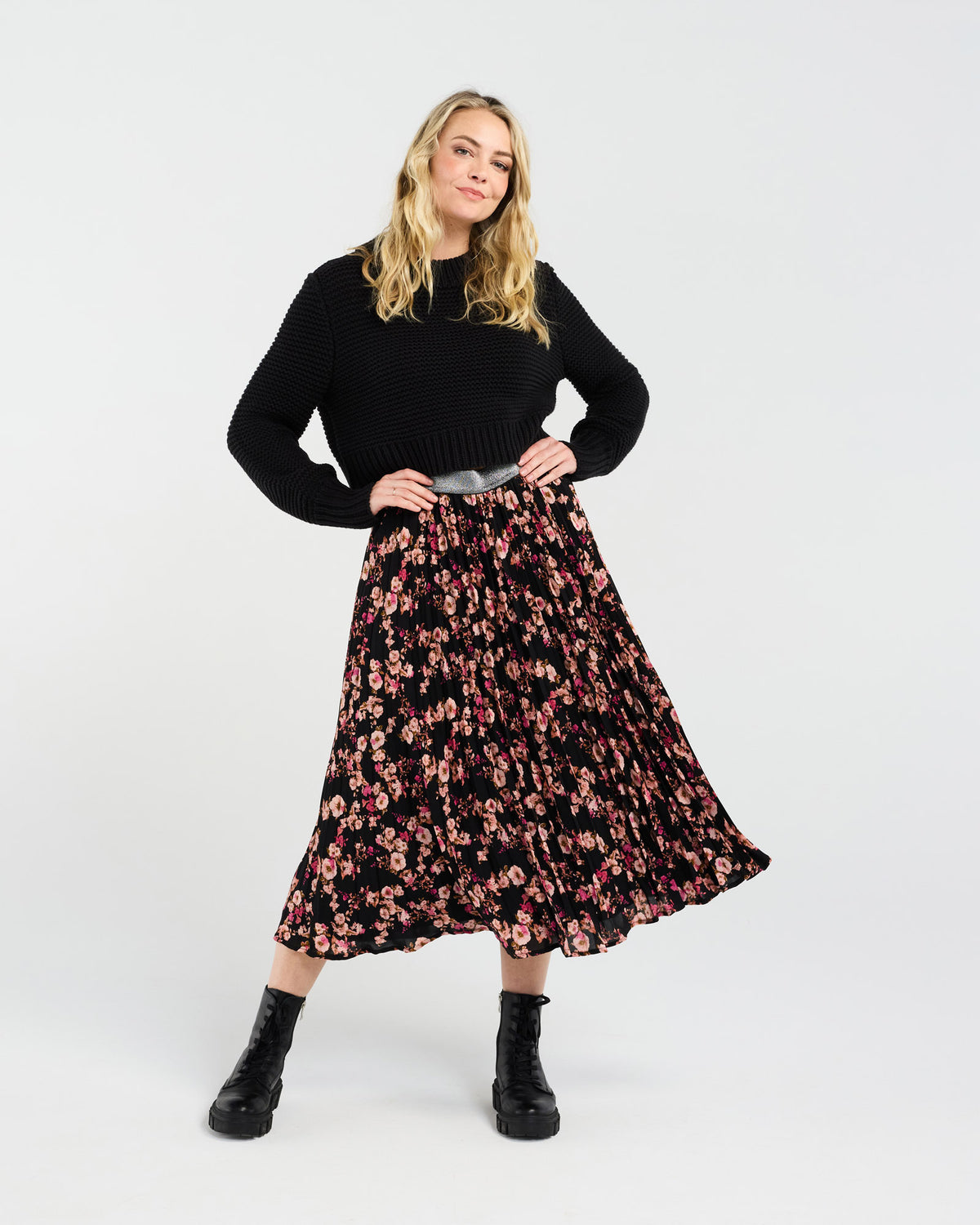Becca Crop Knit (Black)