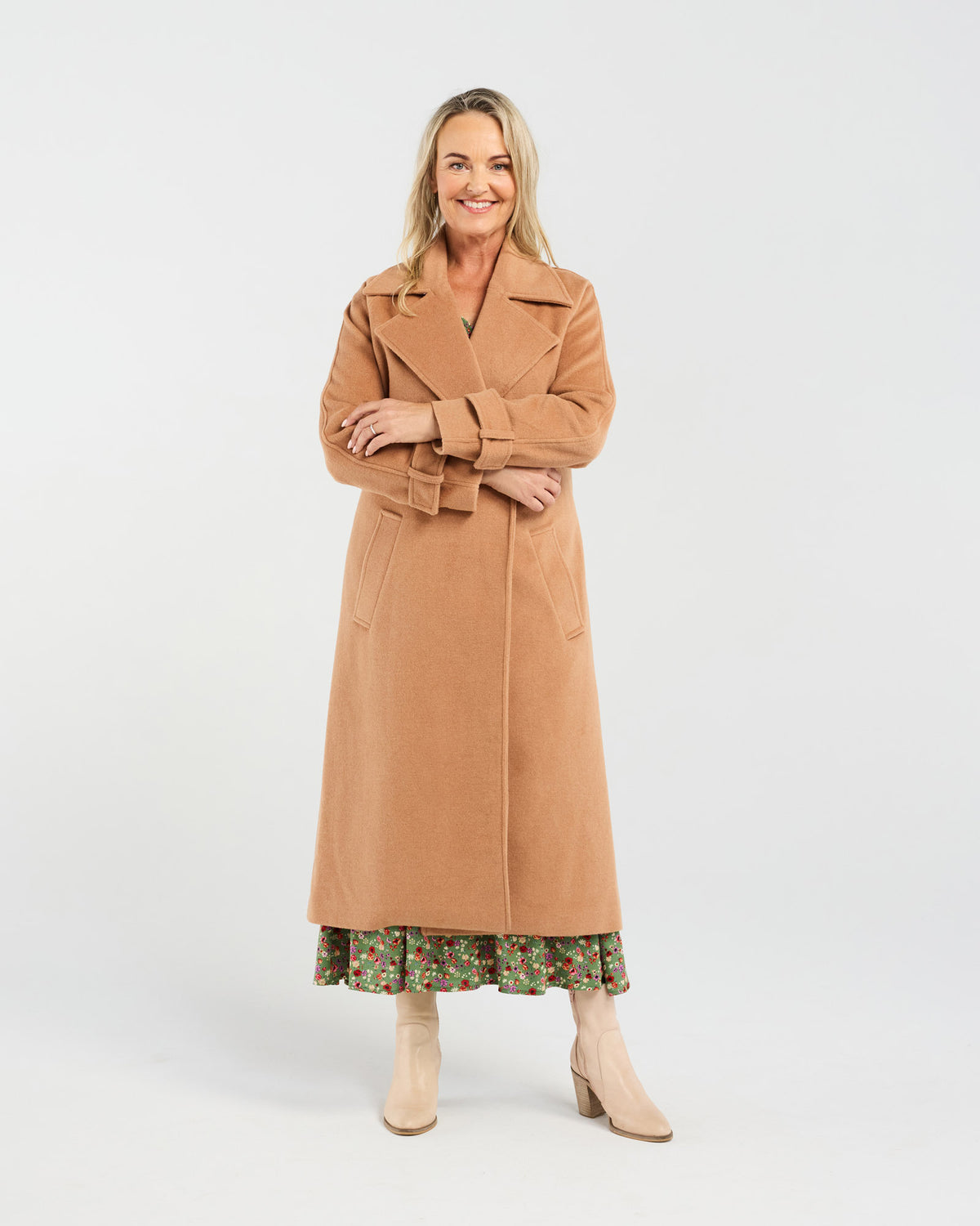 Camille Wool Coat (Camel)