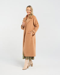Camille Wool Coat (Camel)