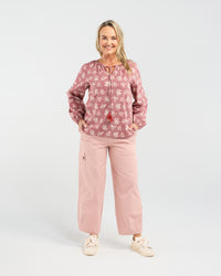Alice Tassel Top (Cherry)