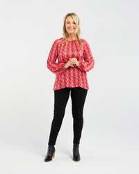 Anya Pleat Top (Pink)