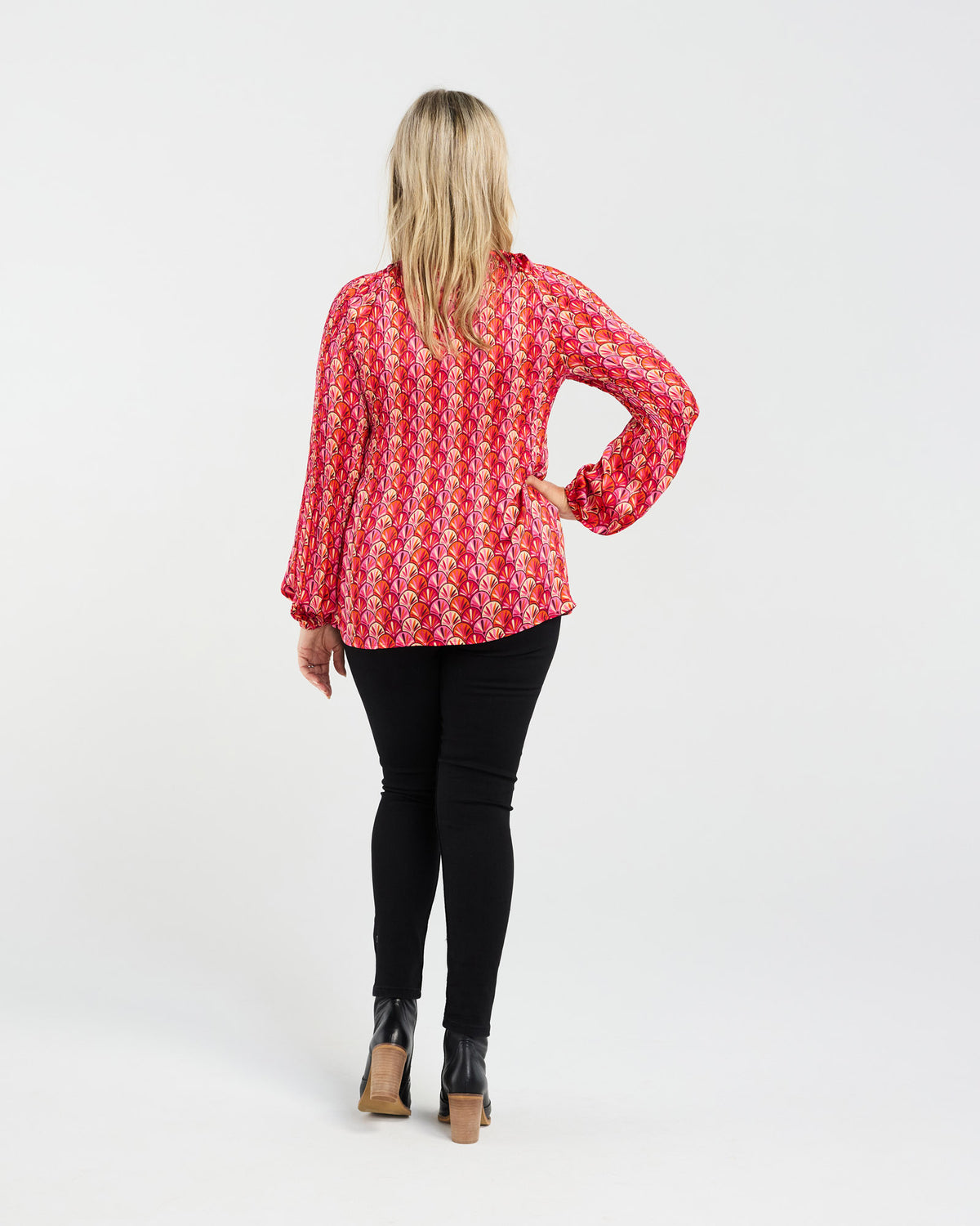 Anya Pleat Top (Pink)