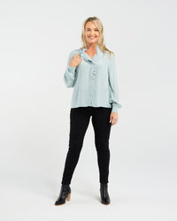 Amelia Lace Trim Shirt
