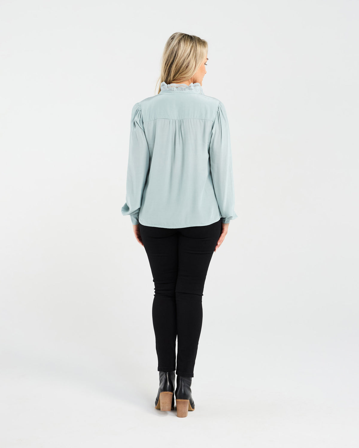 Amelia Lace Trim Shirt