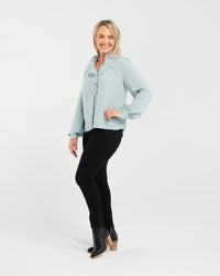 Amelia Lace Trim Shirt