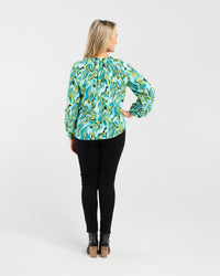 Valerie Raglan Frill Top