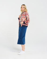 Yvette Satin Bomber