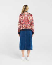 Yvette Satin Bomber