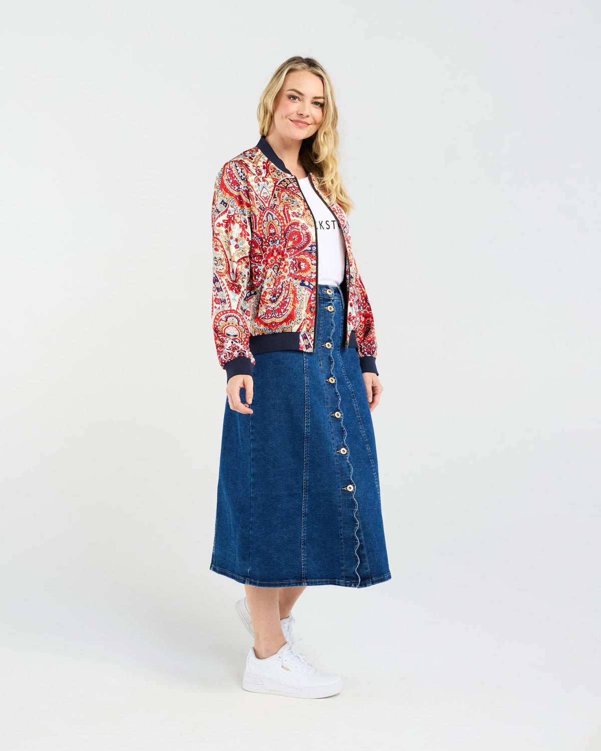 Yvette Satin Bomber