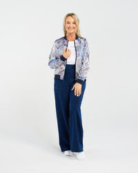 Yvette Satin Bomber