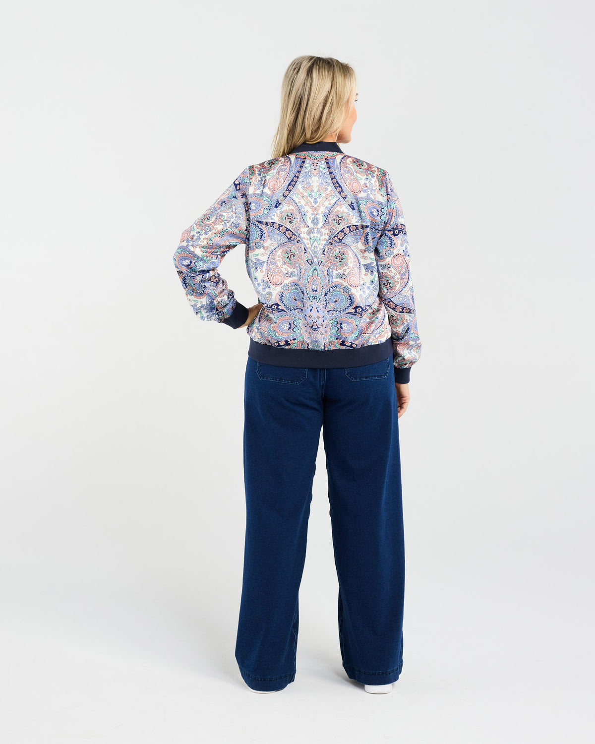 Yvette Satin Bomber