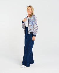 Yvette Satin Bomber