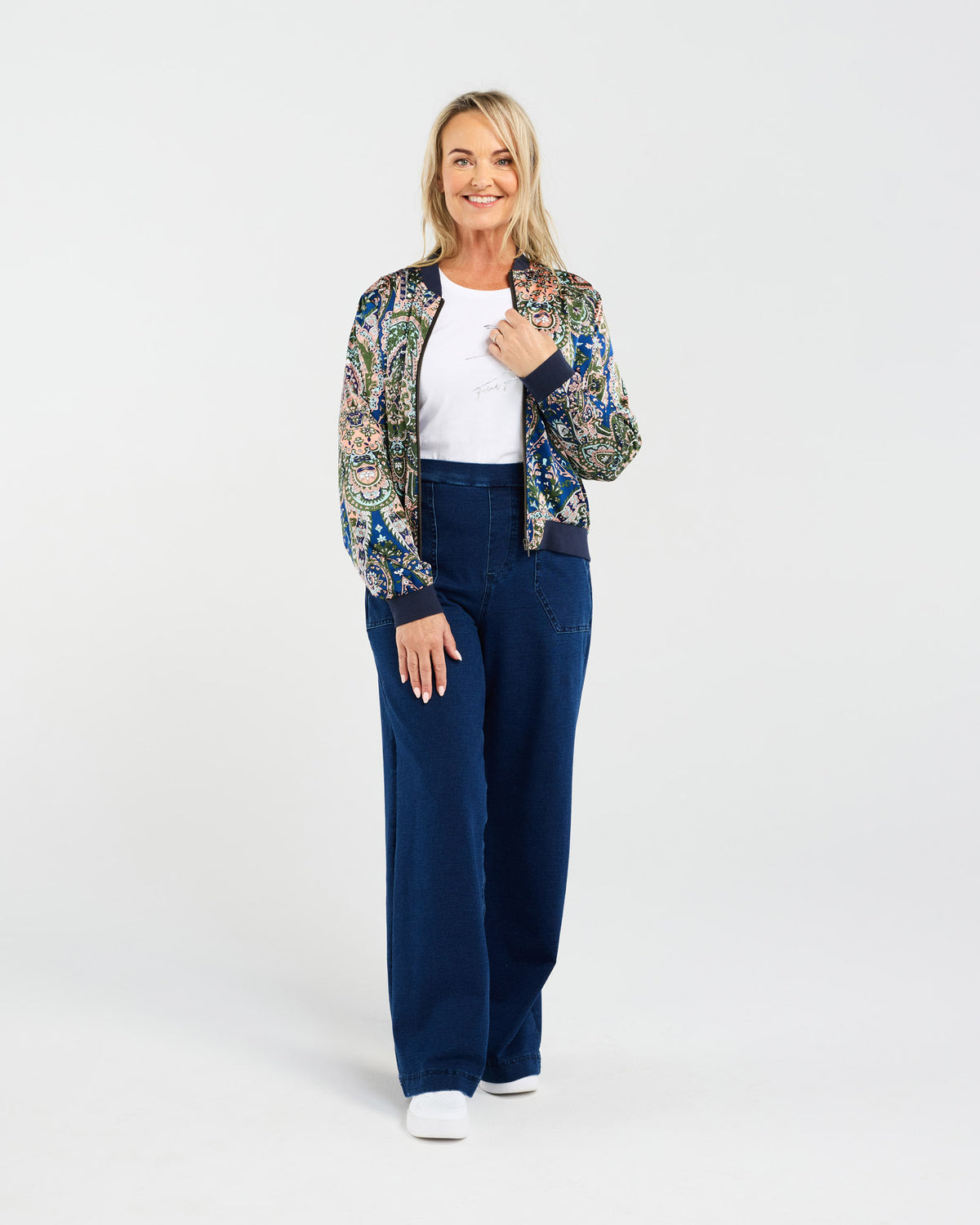 Yvette Satin Bomber