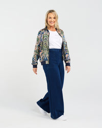 Yvette Satin Bomber