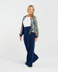 Yvette Satin Bomber