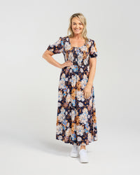 Shirred Bodice Dress