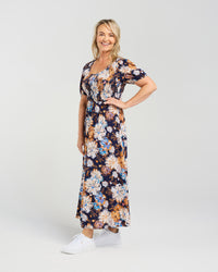 Shirred Bodice Dress