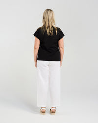 Palm Leaf Sequin Tee