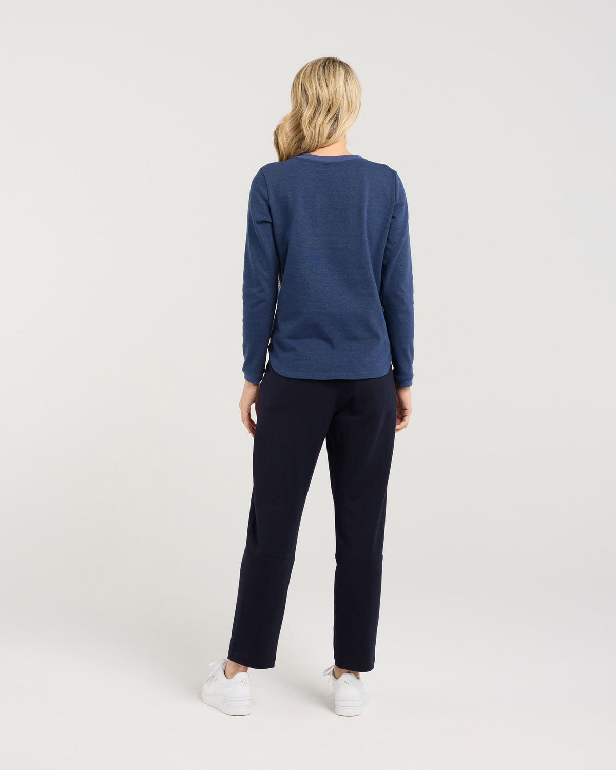 Audrey Print Front L/S Tee