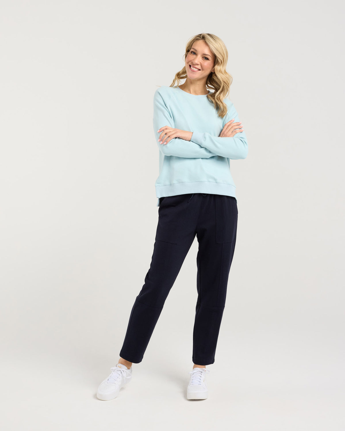 Empire Step Hem Sweat