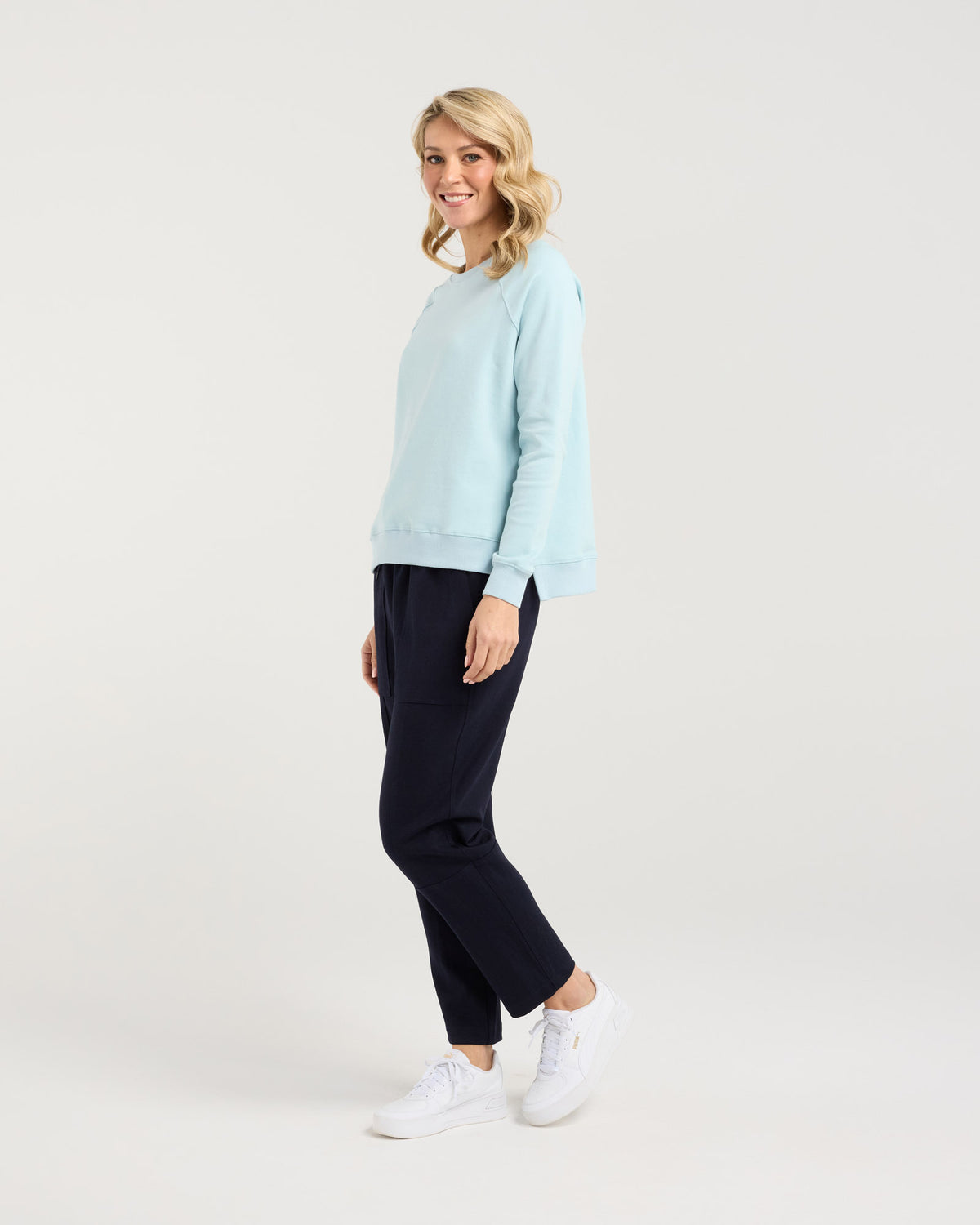 Empire Step Hem Sweat