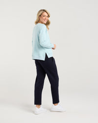 Empire Step Hem Sweat