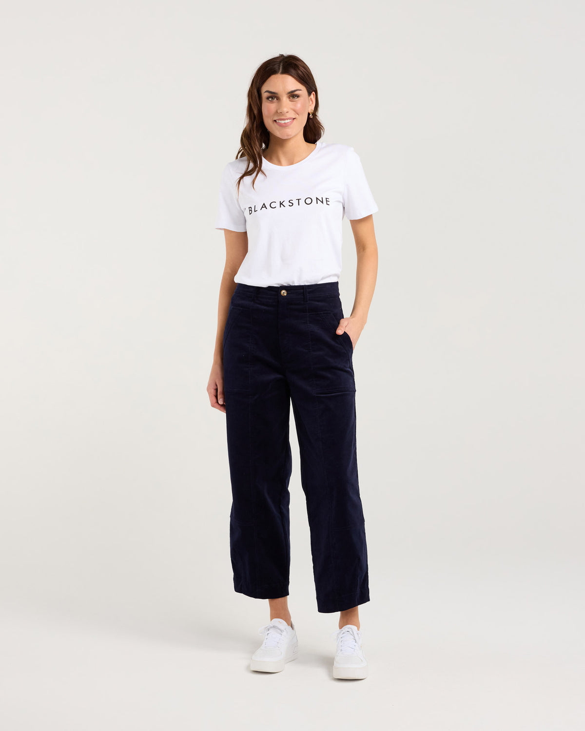 Roxi Baby Cord Barrel Leg Pant