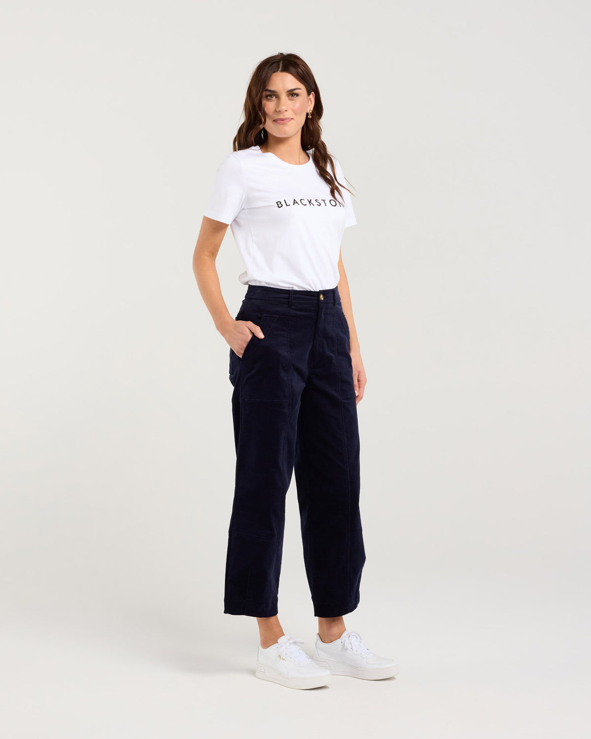 Roxi Baby Cord Barrel Leg Pant