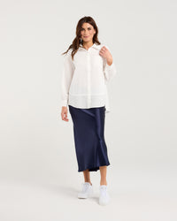Lilliana Spliced Shirt