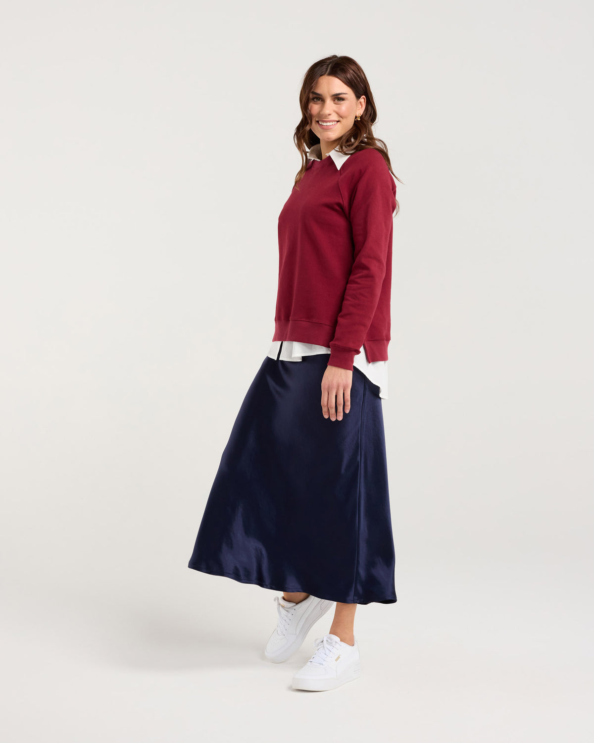 Empire Step Hem Sweat