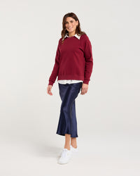 Empire Step Hem Sweat