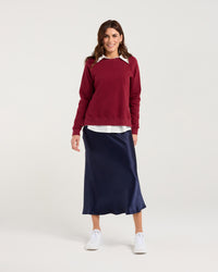 Empire Step Hem Sweat