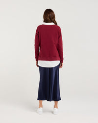 Empire Step Hem Sweat