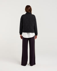 Helena Rib Cuff Quilted Jacket
