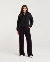 Helena Rib Cuff Quilted Jacket