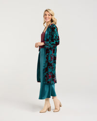 Cassandra Viscose Burnout Kimono
