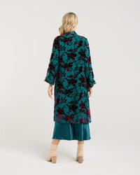 Cassandra Viscose Burnout Kimono