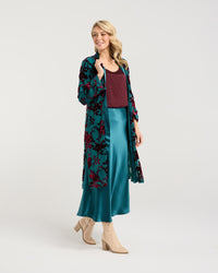 Cassandra Viscose Burnout Kimono