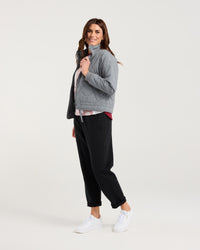 Helena Rib Cuff Quilted Jacket
