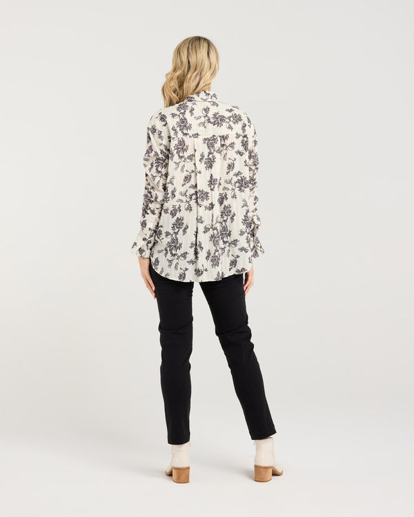 Emory Gathered Sleeve Shirt