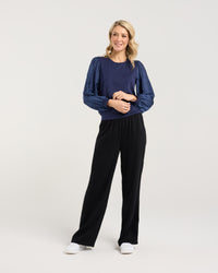 Hudson Crinkle Sleeve Top