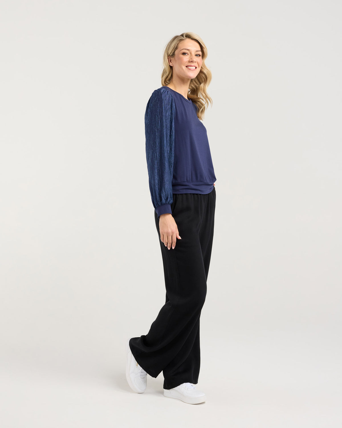 Hudson Crinkle Sleeve Top